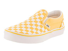 Load image into Gallery viewer, Vans Kids K Clasic Slip ON Checkerboard Aspen Gold White Size 2