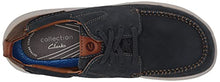 Load image into Gallery viewer, Clarks Men's Driftway Low Boat Shoe, Navy Suede, 8