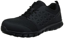 Load image into Gallery viewer, Reebok Work Men's Sublite Cushion RB4039 Safety Toe Athletic Work Shoe, Black, 10.5 M US