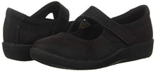 Load image into Gallery viewer, Clarks womens Sillian Bella Mary Jane Flat, Black, 8.5 US
