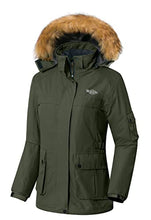 Load image into Gallery viewer, Wantdo Women's Skiing Jacket Water Resistant Winter Coats Windproof Parka Outwear Dark Purple L