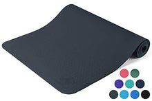 Load image into Gallery viewer, Clever Yoga Mat Exercise Mats and Workout Mats For Home Gym Studio Foam Mat Non Slip (Gray)