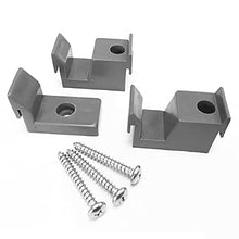 Load image into Gallery viewer, Gordon Glass Gray Jamb Guide and Bumpers for Sliding Shower Doors - Kit