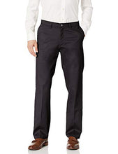 Load image into Gallery viewer, Lee Men's Total Freedom Stretch Relaxed Fit Flat Front Pant, Black, 34W x 30L