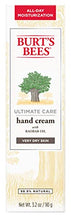 Load image into Gallery viewer, Burt's Bees Hand Cream, Valentine's Gift for Men & Women, for Dry Skin, Moisturizing Natural Lotion, Unscented, Ultimate Care with Baobab Oil, 3.2 Ounce (Packaging May Vary)