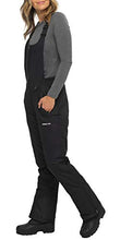 Load image into Gallery viewer, Arctix Women's Essential Insulated Bib Overalls, Black, Medium