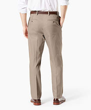 Load image into Gallery viewer, DOCKERS Men's Classic Fit Signature Khaki Lux Cotton Stretch Pants-Pleated (Regular and Big & Tall), timber wolf, 38W x 32L