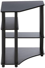 Load image into Gallery viewer, FURINNO Turn-N-Tube Space Saving, Corner Desk, Espresso/Black