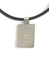 Load image into Gallery viewer, Mens Black Onyx and Sterling Silver Pendant Necklace