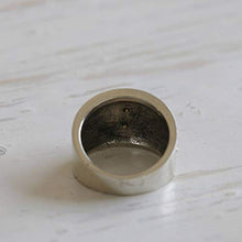 Load image into Gallery viewer, grim Reaper skull ring sterling silver biker Gothic Pirate memento mori men brass viking