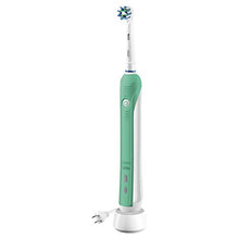 Load image into Gallery viewer, Oral-B 1000 CrossAction Electric Toothbrush, Green, Powered by Braun