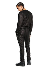 Load image into Gallery viewer, Leather Cargo Jumpsuit