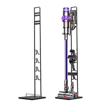 Load image into Gallery viewer, Foho Vacuum Stand for Dyson,Stable Metal Storage Bracket Stand Holder for Dyson Handheld V6 V7 V8 V10 DC30 DC31 DC34 DC35 DC58 DC59 DC62 Cordless Vacuum Cleaners & Accessories & Attachments (Black)
