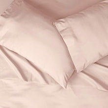 Load image into Gallery viewer, AmazonBasics Soft Microfiber Sheet Set with Elastic Pockets - Queen, Carnation Blush