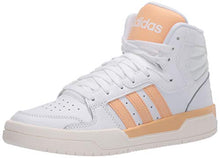 Load image into Gallery viewer, adidas Women's Entrap Mid Sneaker, FTWR White/Glow Orange/Cloud White, 5 M US