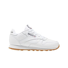 Load image into Gallery viewer, Reebok Boy's Classic Leather Footwear, White/Gum/INT, 3.5