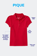 Load image into Gallery viewer, The Children's Place Baby Girls and Toddler Girls Long Sleeve Ruffle Pique Polo, Lunar Gray, 2T