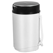 Load image into Gallery viewer, KUPPET Mini Washing Macine For Baby Clothes,Semi-Automatic Compact 6.6lbs Washing Capacity For Camping, Apartments,Dorms,And More,Black+ White