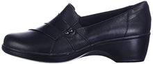 Load image into Gallery viewer, Clarks Women's May Marigold Slip-On Loafer, Black Leather, 8.5 W US