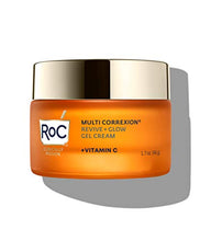 Load image into Gallery viewer, RoC Multi Correxion Revive + Glow Vitamin C Face Moisturizer, Anti-Aging Gel Cream, Hypo-Allegenic & Oil-Free Skin Care, 1.7 Ounce
