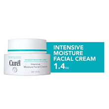 Load image into Gallery viewer, Curél Intensive Moisture Face Moisturizer Lotion, Hydrating Face Cream for Dry Sensitive Skin, Anti-Aging Fragrance-Free Anti-Wrinkle Moisturizer, 1.4 Oz