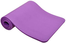 Load image into Gallery viewer, BalanceFrom GoCloud All-Purpose 1-Inch Extra Thick High Density Anti-Tear Exercise Yoga Mat with Carrying Strap (Purple), 71" Long 24" Wide