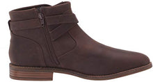 Load image into Gallery viewer, Clarks Women's Camzin Dime Ankle Boot, Dark Brown Leather, 8.5
