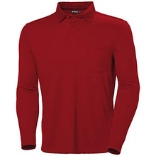 Load image into Gallery viewer, Brosloth Men's Long Sleeve Polo Shirt Classic Regular Fit Casual Shirt with Right Chest Pocket Sport Shirt Wine Red X-Large