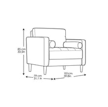 Load image into Gallery viewer, Lifestyle Solutions Lexington Chair in Navy Blue