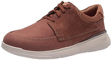 Load image into Gallery viewer, Clarks Men's Gaskill Low Sneaker, Dark Tan Combination, 10.5 Wide
