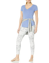 Load image into Gallery viewer, Amazon Brand - Core 10 Women's Pima Cotton Blend Short Sleeve V-Neck T-Shirt, Bleached Blue, 2X