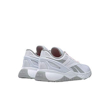 Load image into Gallery viewer, Reebok Women's Nanoflex TR Cross Trainer, White/Pure Grey/Orange Flare, 7.5