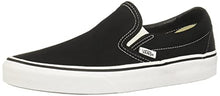 Load image into Gallery viewer, Vans Men's Embossed Suede Slip-On Skate Shoe, Black/Off White/Checkerboard, 8.5 Women/7 Men