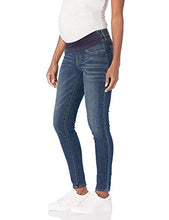 Load image into Gallery viewer, Signature by Levi Strauss & Co. Gold Label Women's Maternity Baby Bump Skinny Jeans, blue laguna, Medium