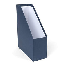 Load image into Gallery viewer, Bigso Viktoria Magazine Thin Label Frame Organizer, Blue