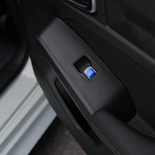 Load image into Gallery viewer, CKE for 11th Gen Civic Armrest Door Window Lift Down Switch Button Cover Trim Panel Decoration Sticker for Honda Civic 2022 Accessories Sedan Hatchback LX EX EX-L Sport Touring -Blue (12pcs)