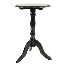 Load image into Gallery viewer, Decor Therapy Pedestal Table, 15w 15d 24h, Black