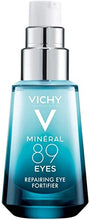 Load image into Gallery viewer, Vichy Mineral 89 Eyes Serum with Caffeine and Hyaluronic Acid, Lightweight Under Eye Cream Gel to Smooth Fine Lines and Hydrate Eye Area, Suitable for Sensitive Skin & Fragrance Free