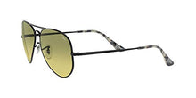 Load image into Gallery viewer, Ray-Ban Unisex-Adult RB3689 Metal II Evolve Sunglasses, Black/Photochromic Yellow Gradient, 58 mm