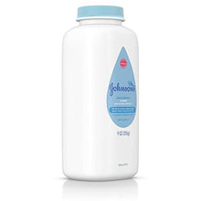 Load image into Gallery viewer, Johnson's Baby Powder with Naturally Derived Cornstarch Aloe & Vitamin E, Hypoallergenic, 9 oz