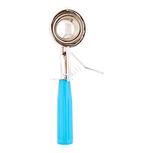 Load image into Gallery viewer, Met Lux 2.75 Ounce Portion Scoop, 1 Durable Cookie Scoop - #16, With Blue Handle, Stainless Steel Disher, For Portion Control, Scoop Cookie Dough, Cupcake Batter, or Ice Cream - Restaurantware
