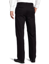 Load image into Gallery viewer, IZOD Men's American Chino Flat Front Straight Fit Pant, Black, 32W x 30L