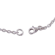 Load image into Gallery viewer, NOVICA Obsidian .925 Sterling Silver Pendant Necklace 17.25" 'Margarita Dream'