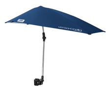 Load image into Gallery viewer, Sport-Brella Versa-Brella 4-Way Swiveling Sun Umbrella (Midnight Blue), 38x39