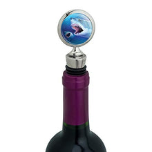 Load image into Gallery viewer, Great White Sharks Ocean Pair Scuba Diving Wine Bottle Stopper