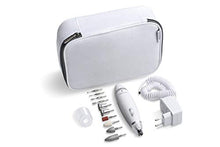 Load image into Gallery viewer, Beurer 24-piece Professional Manicure & Pedicure Nail Drill Kit | 10 Stainless Steel Attachm./10 Sanding Bands, 18 Speeds | Electric Nail File Set, Nails Care Tools, For Foot/Hand | Storage Case, MP62