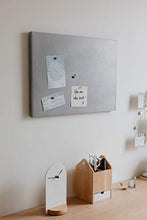 Load image into Gallery viewer, Umbra Bulletboard – Cork Board, Bulletin Board and Magnetic Board for walls – Modern Look with Dual Surface Design – Includes 12 Pushpins and 12 Magnets, 21x15 Inches