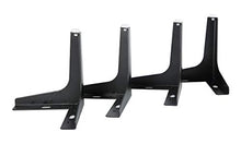 Load image into Gallery viewer, NATGAI Set of 4 Furniture Legs, Modern Furniture Sofa Legs Metal Chrome Polished Table Cabinet Cupboard Feet DIY Replacement Parts (4inch Height, Black)