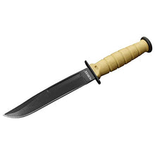 Load image into Gallery viewer, CampCo Humvee Mini USMC Survival Knife (Black)