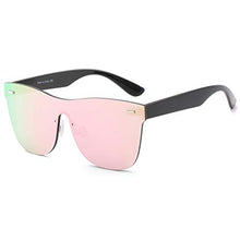 Load image into Gallery viewer, Rimless Mirrored Lens One Piece Sunglasses UV400 Protection for Women Men(Pink)